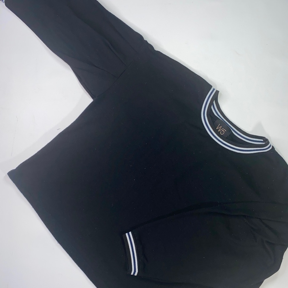 Black Puffed Sleeve Shirt